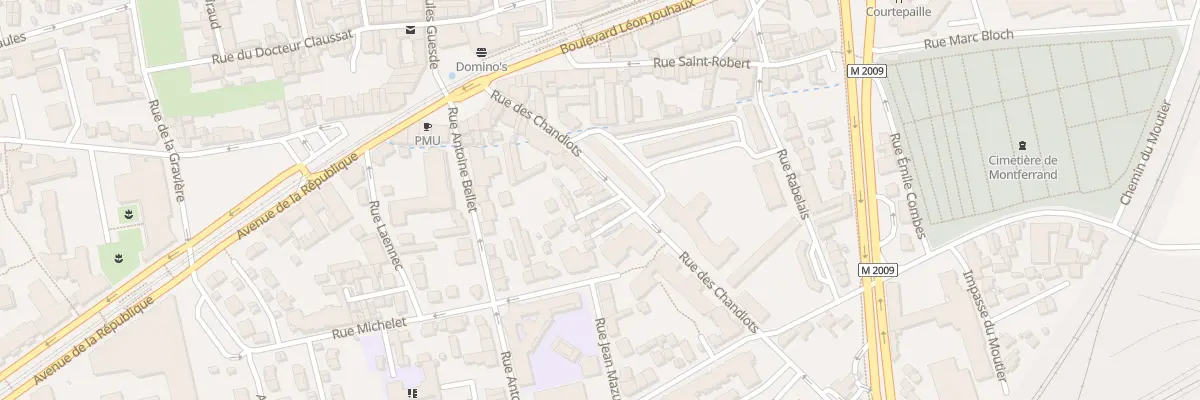 Plan du 26 Rue des Chandiots à Clermont-Ferrand