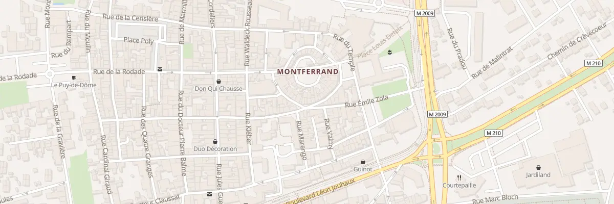 Plan du 3 Grande rue du Château à Clermont-Ferrand