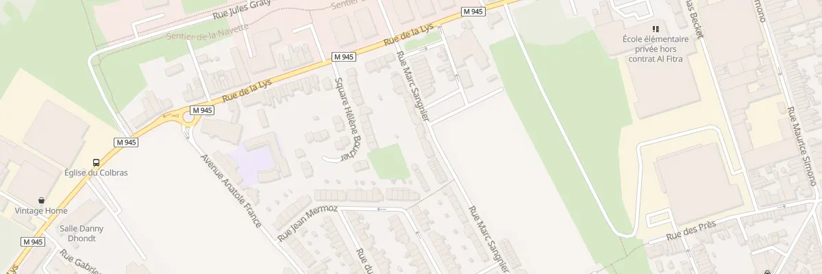 Plan du 10 Rue Marc Sangnier à Halluin