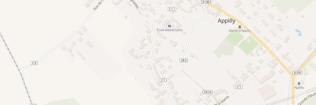 Plan du 217 Rue de la Mairie à Appilly