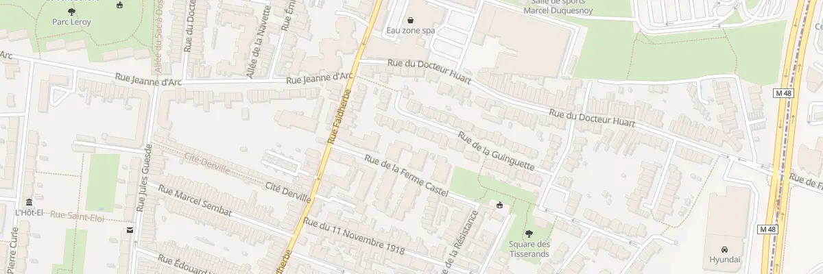 Plan du 45 Rue de la Guinguette Hellemmes à Lille