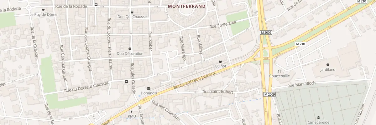 Plan du 17 Rue Saint-Antoine à Clermont-Ferrand