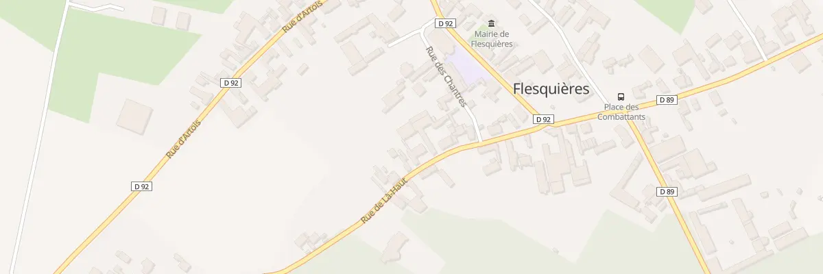 Plan du 8B Rue de la Haut à Flesquières