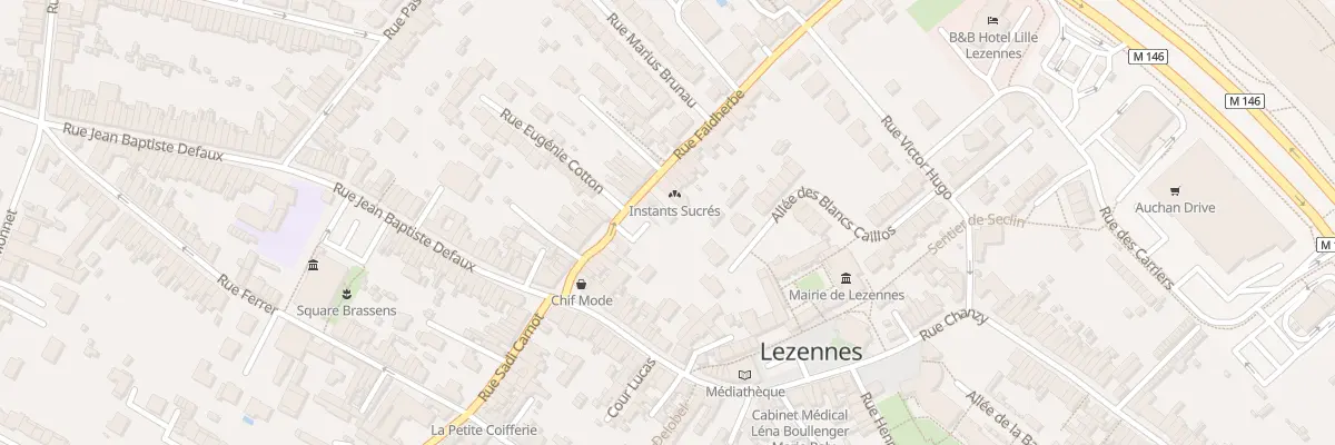 Plan du 22 Rue Faidherbe à Lezennes