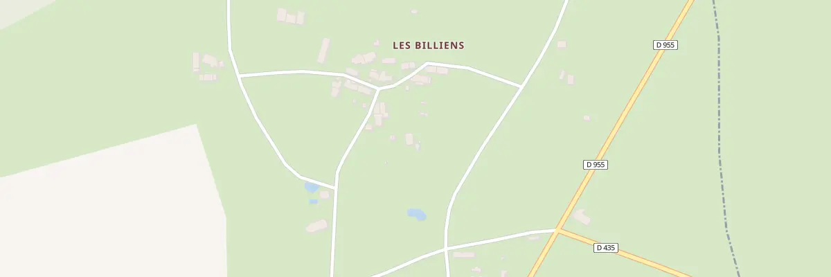 Plan du 596 Les Billiens à Saint-Amand-en-Puisaye