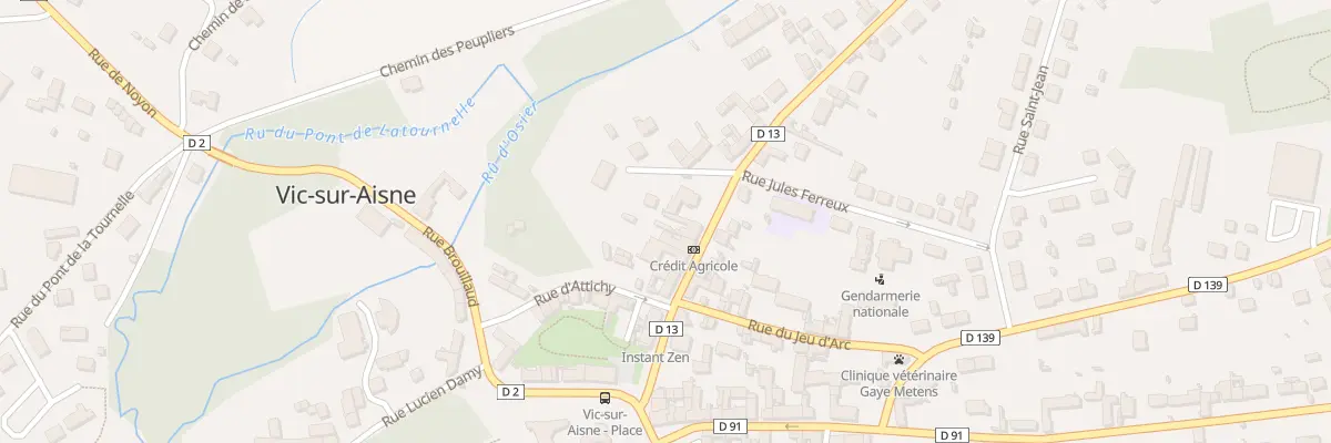 Plan du 15 Rue de St Christophe à Vic-sur-Aisne