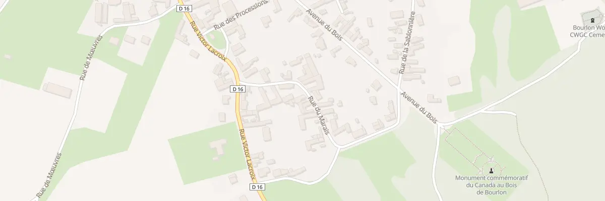 Plan du 8 Rue du Marais à Bourlon