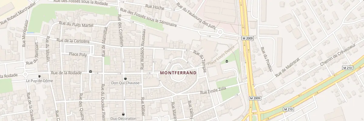 Plan du 14 Petite rue du Château à Clermont-Ferrand