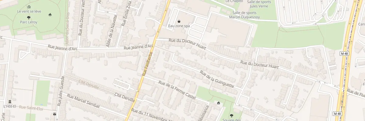 Plan du 48 Rue de la Guinguette Hellemmes à Lille
