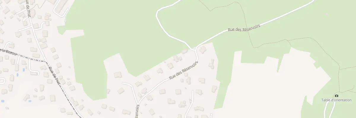 Plan du 25 Rue des Réservoirs à Aubière