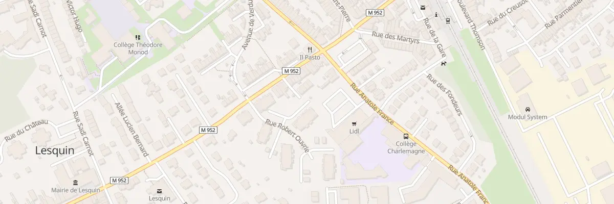 Plan du 3 Rue Robert Ouvrie à Lesquin