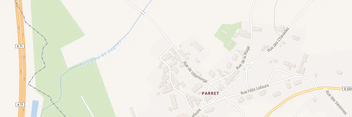Plan du 5 Rue de Villemorge Parret à Saint-Myon