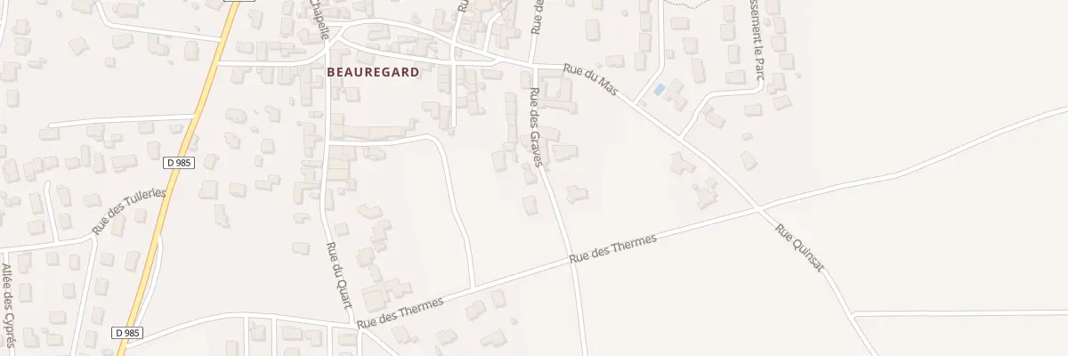 Plan du 11 Rue des Graves à Beauregard-Vendon