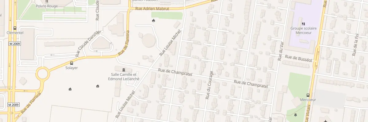 Plan du 160 Rue Verlaine à Clermont-Ferrand