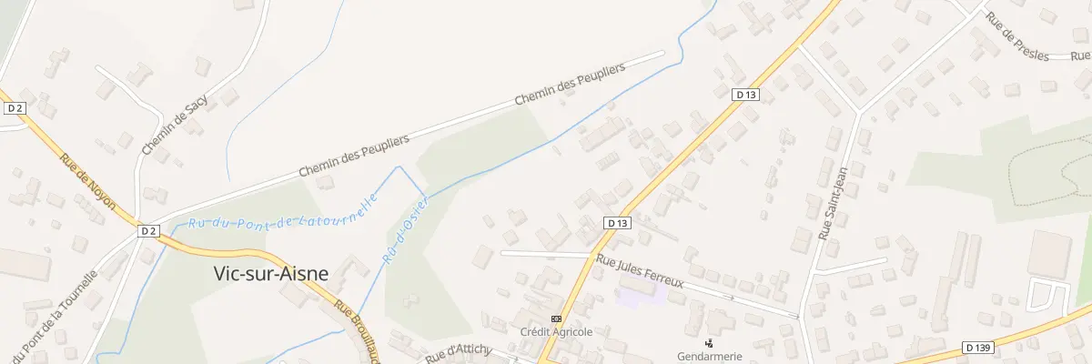 Plan du 19B Rue de Saint Christophe à Vic-sur-Aisne