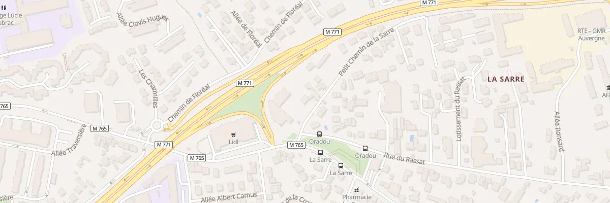 Plan du 5 Pch Petit Chemin de la Sarre à Clermont-Ferrand