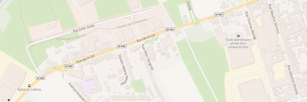 Plan du 7 Rue Marc Sangnier à Halluin