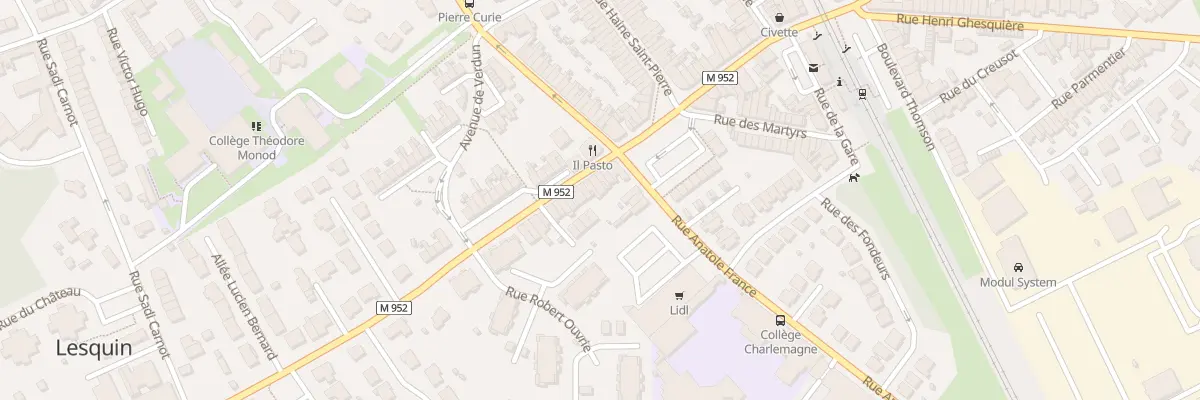 Plan du 92 Rue Faidherbe à Lesquin