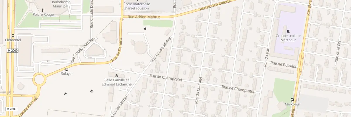 Plan du 166 Rue Verlaine à Clermont-Ferrand