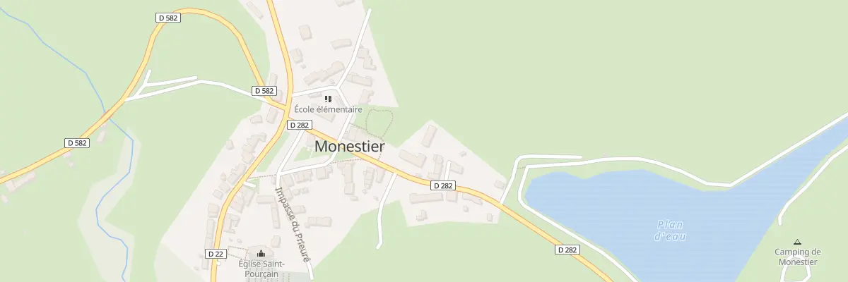 Plan du 15 Rue du Plan d’Eau à Monestier
