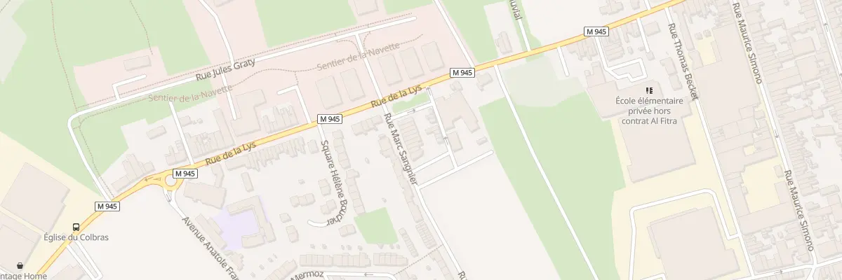 Plan du 11 Rue Marc Sangnier à Halluin