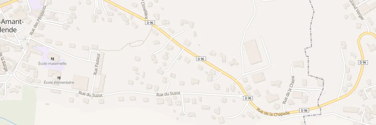 Plan du 30 Rue de la Chapelle à Saint-Amant-Tallende