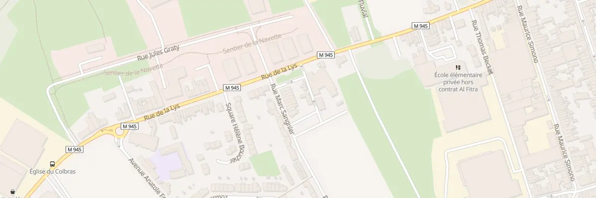 Plan du 9 Rue Marc Sangnier à Halluin