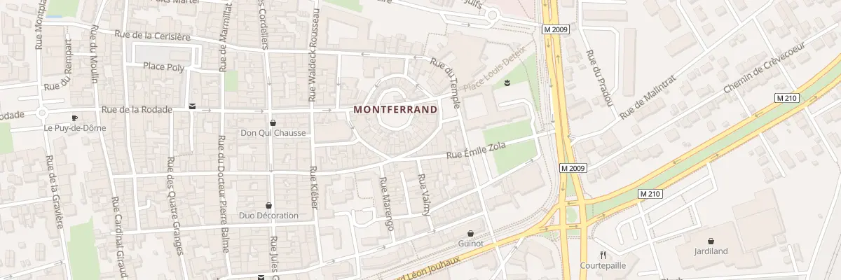 Plan du 15 Grande rue du Château à Clermont-Ferrand