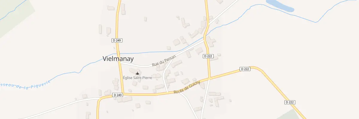Plan du 6 Rue du Persan à Vielmanay
