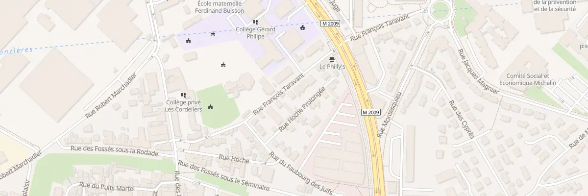 Plan du 26 Rue François Taravant à Clermont-Ferrand