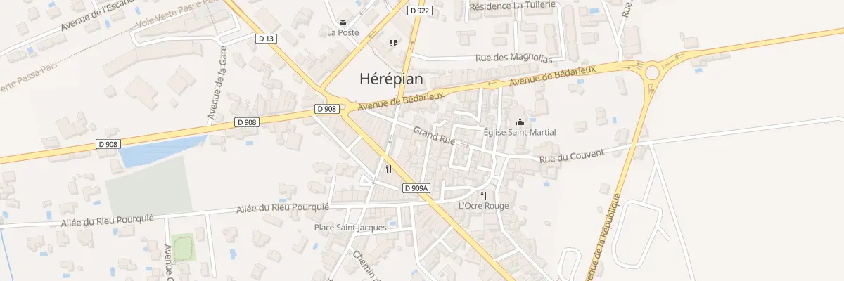 Plan du 16 Gr Grand Rue à Hérépian