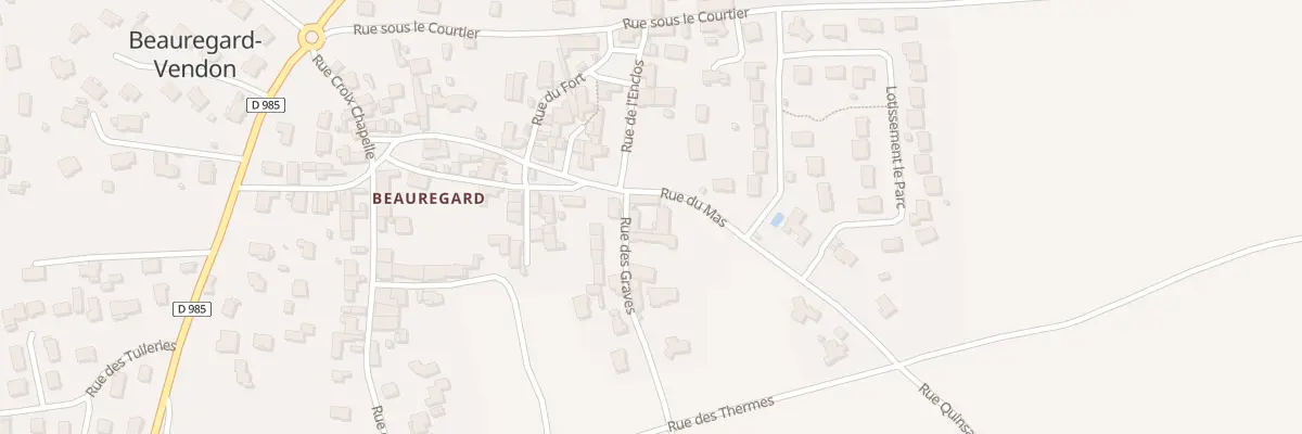 Plan du 2 Rue des Graves à Beauregard-Vendon