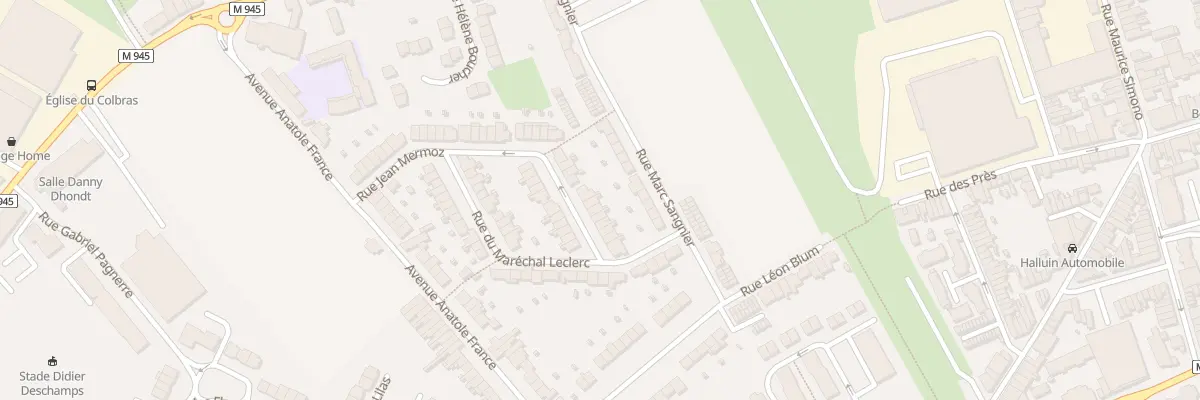 Plan du 55 Rue Jean Mermoz à Halluin