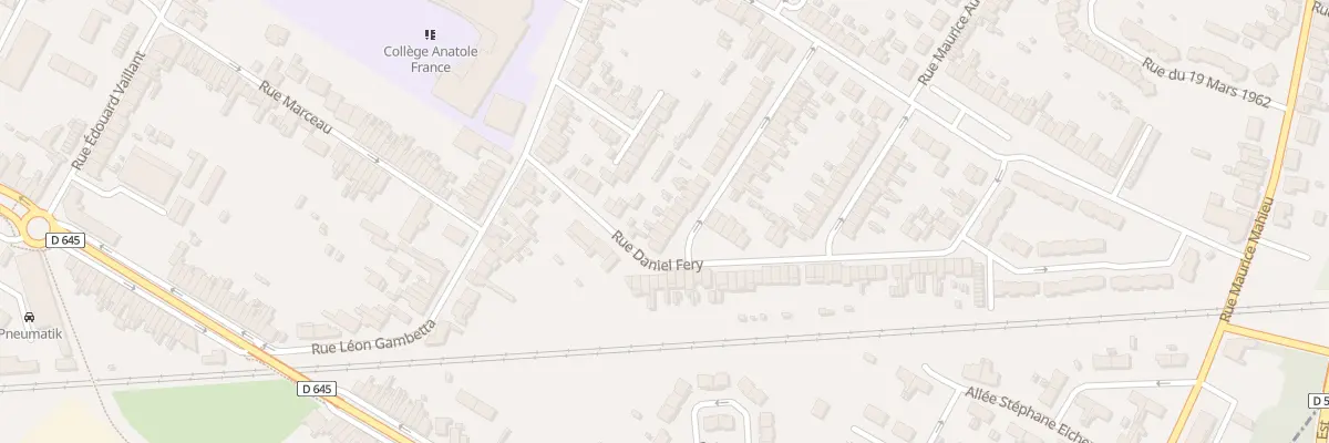 Plan du 160 Rue P Vaillant Couturier à Sin-le-Noble