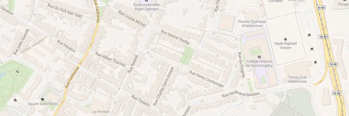 Plan du 19 Rue Denis Cordonnier Hellemmes à Lille