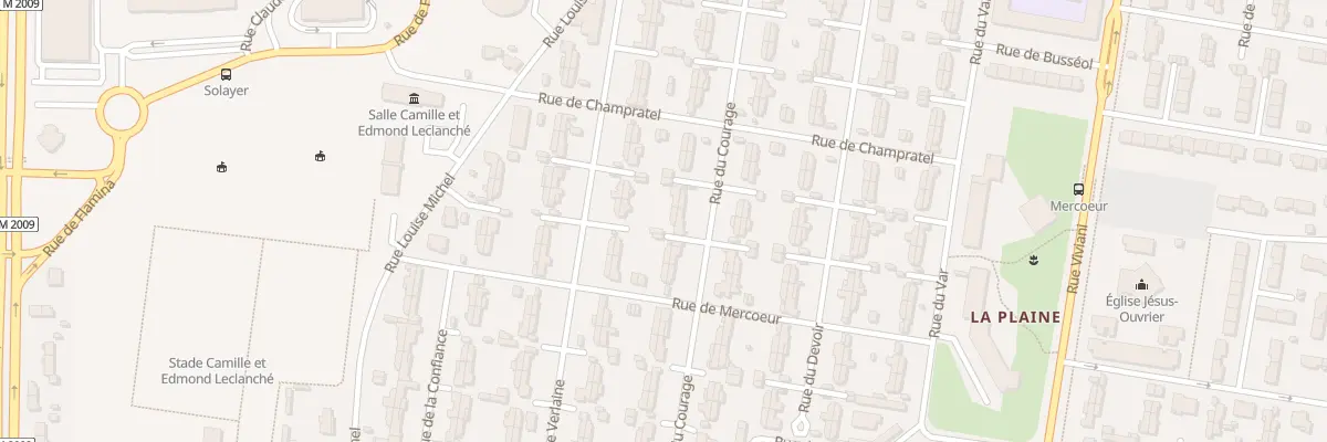Plan du 139 Rue du Courage à Clermont-Ferrand
