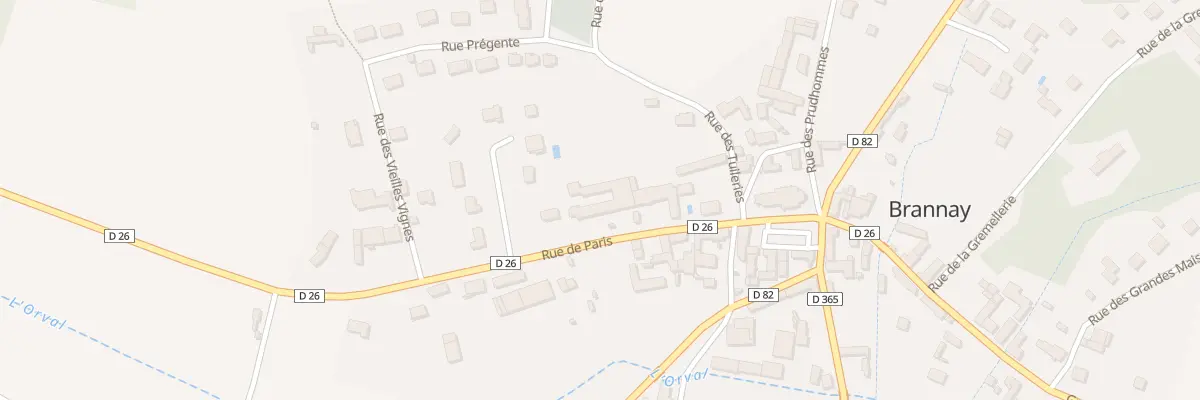 Plan du 4 Rue de Paris à Brannay