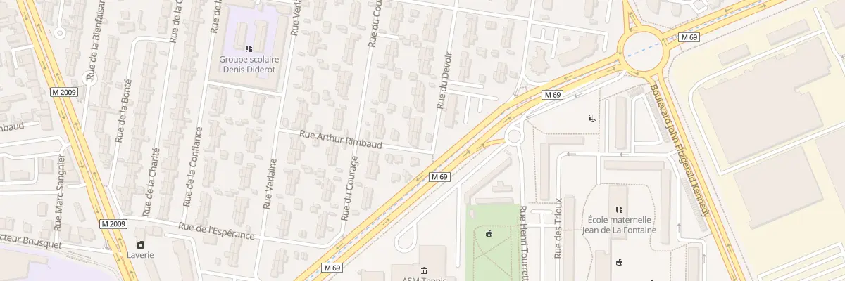 Plan du 5 Rue du Devoir à Clermont-Ferrand