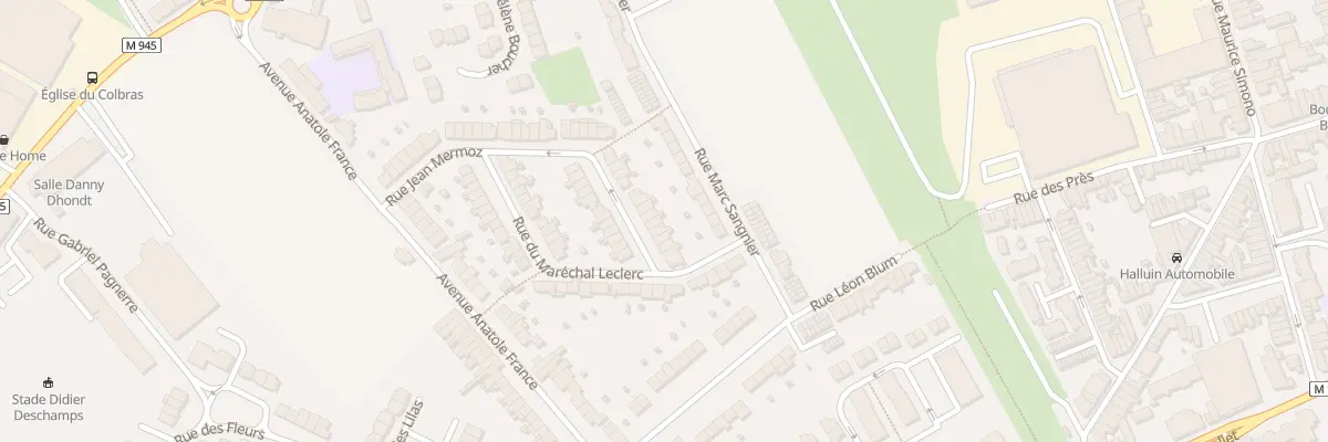 Plan du 59 Rue Jean Mermoz à Halluin