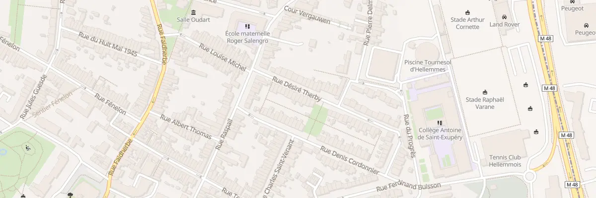 Plan du 16 Rue Désiré Therby à Lille