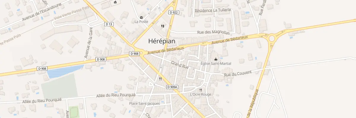 Plan du 9 Grand Rue à Hérépian