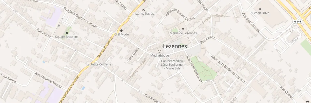 Plan du 4 Rue Gambetta à Lezennes
