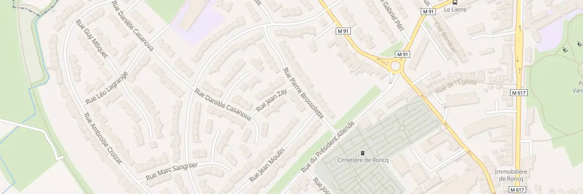 Plan du 6 Rue Pierre Brossolette à Roncq