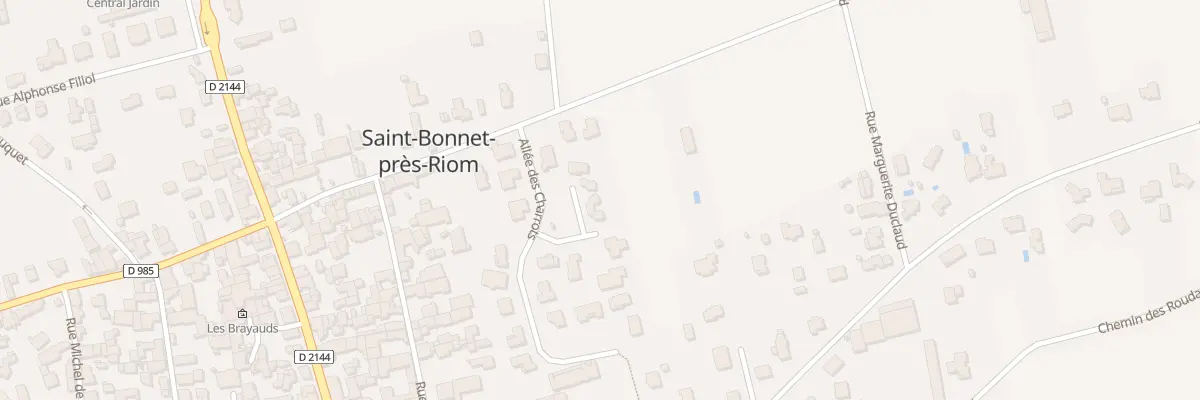 Plan du 8 All des Charrots à Saint-Bonnet-près-Riom