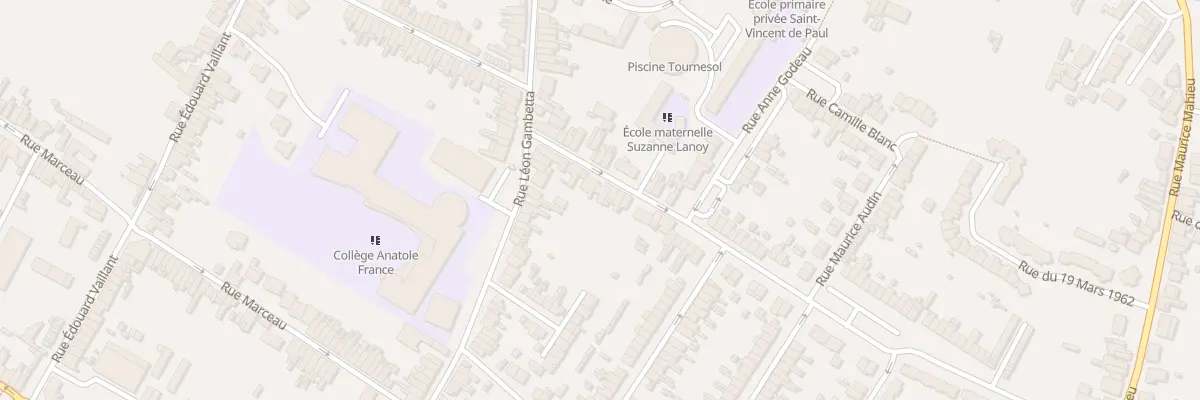 Plan du 76 Rue Jules Ferry à Sin-le-Noble