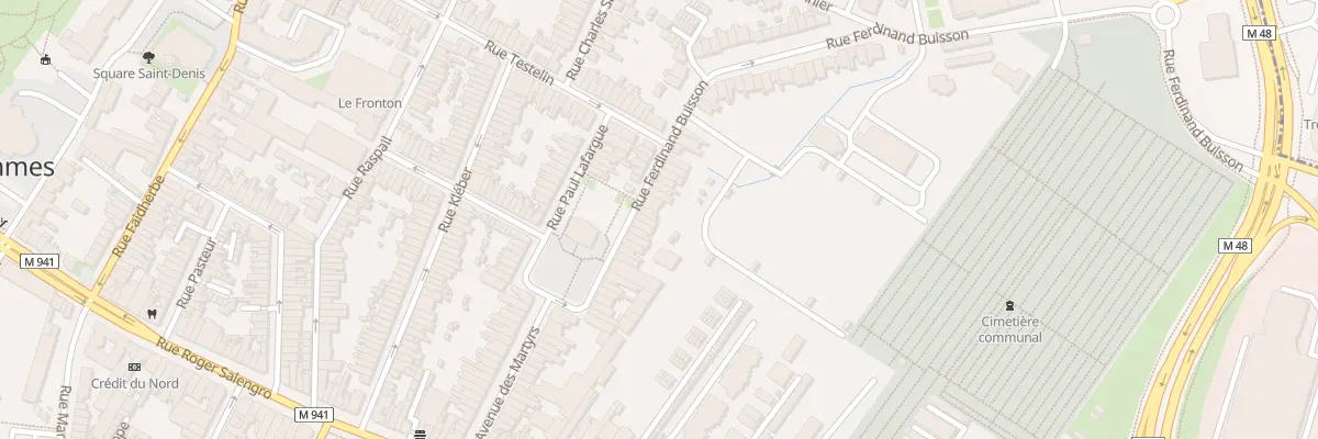 Plan du 16 Rue Ferdinand Buisson à Lille