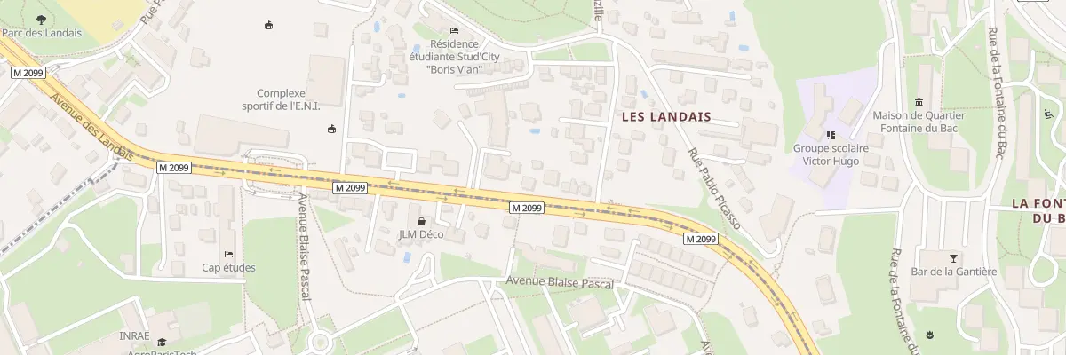 Plan du 43 Av des Landais à Clermont-Ferrand