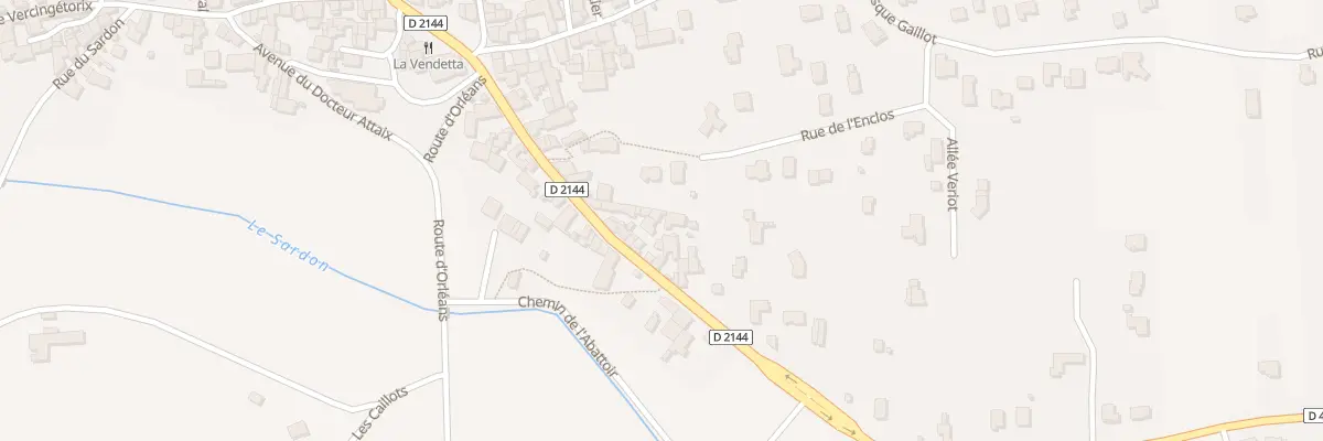 Plan du 23T Av de Riom à Saint-Bonnet-près-Riom