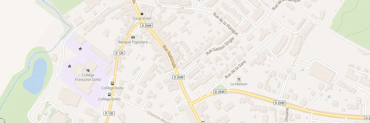 Plan du 6 Rue Gaston Singer à Pont-à-Marcq