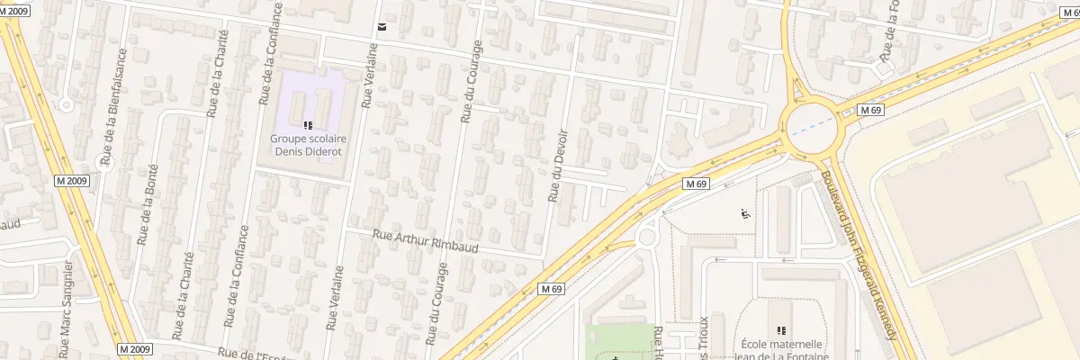 Plan du 15 Rue du Devoir à Clermont-Ferrand